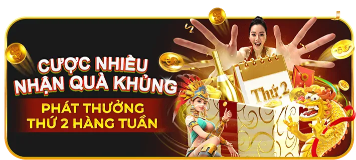 Hình ảnh các gói tiền thưởng và khuyến mãi độc quyền cho VIP